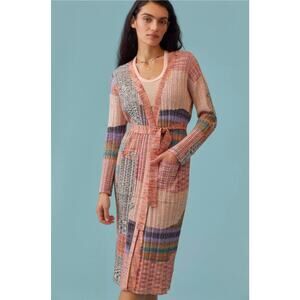 Anthropologie Patchwork Cardigan Sweater. Retails $198